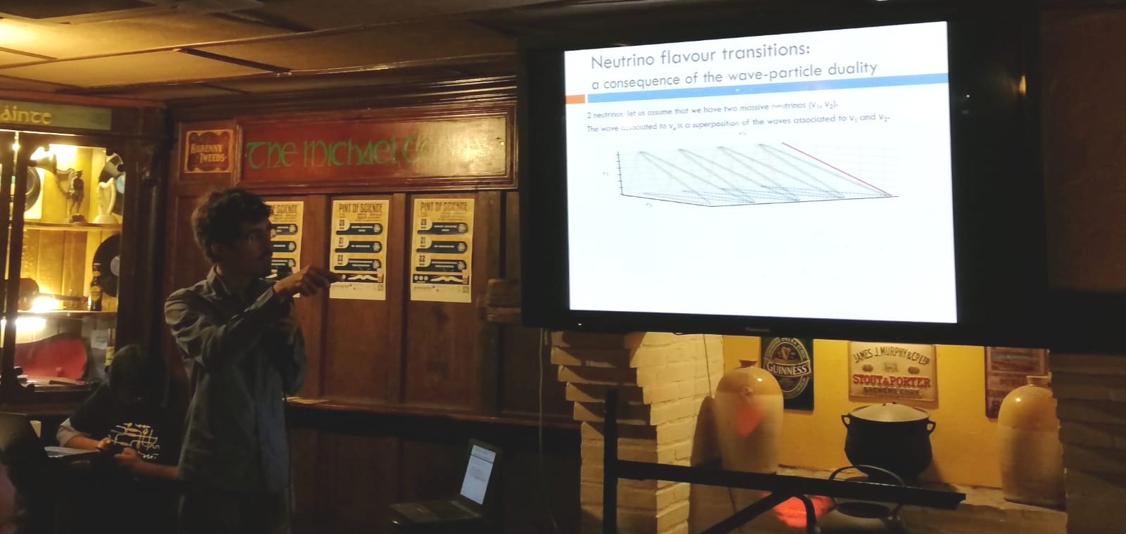 Me at the Pint of Science 2019 event